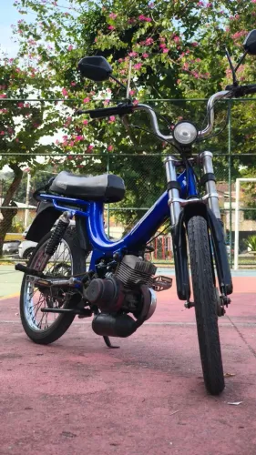 Mobilete Moby 49cc 2T (2019) Azul - Com Nota Fiscal!