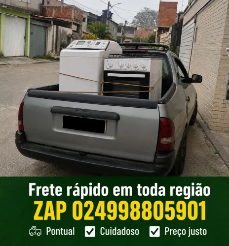 Frete pra transporte de móveis e eletrodomésticos 