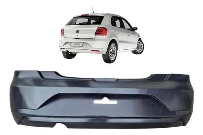 Parachoque Traseiro Gol G7 G8 2016 A 2022 Sem Refletor