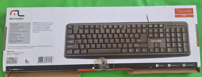 teclado Slim multlaser ultimo do estoque