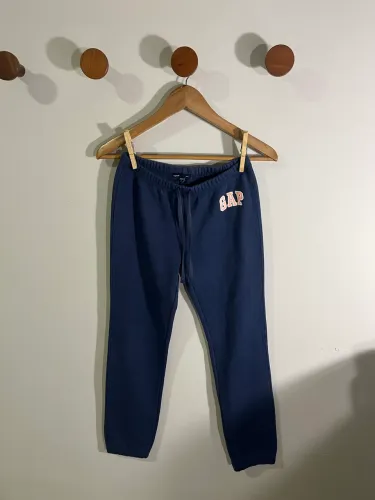 Calça Moletom GAP Kids XL (12) Azul Marinho Original