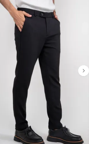 Calça Alfaiataria Malha Masculina Super Stretch