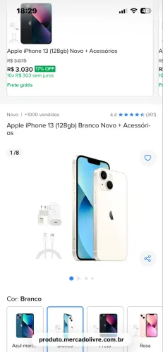 iPhone 13 normal 128 gb