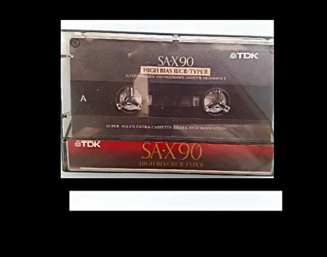 Fita Cassete TDK-SAX 60 PRO HIGH-BIAS, unidade R$ 80,00