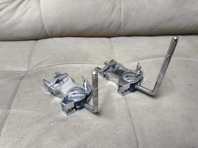2 Clamps Cromados
