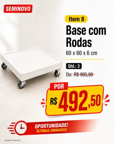 Base com Rodas