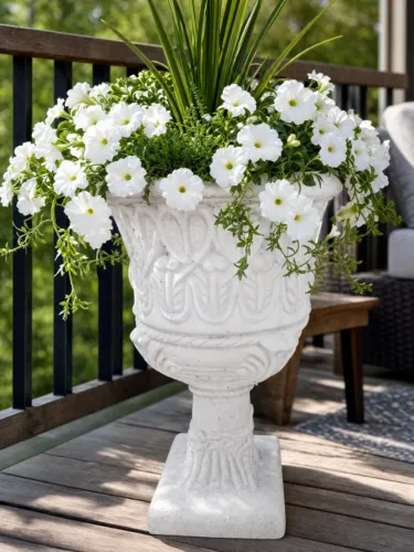 Vaso italiano em cimeto