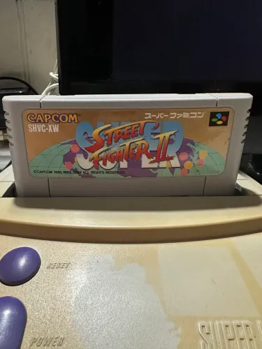 CARTUCHO ORIGINAL STREET FIGHTER 2 SUPER FAMICOM