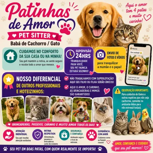 Babá de Cachorro/ Gato