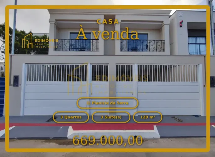 Oportunidade Única: Casa com 3 Suítes em Planície da Serra