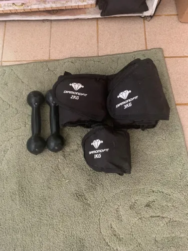 Kit de pesos para musculação (Pares)