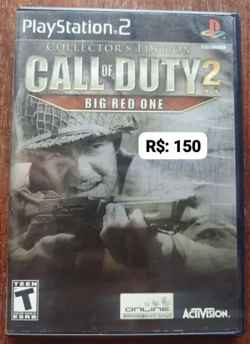 Call Of Duty 2 Big Red One = R$: 150