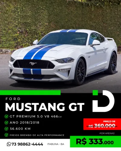 Ford Mustang GT Premium 5.0 V8 2018