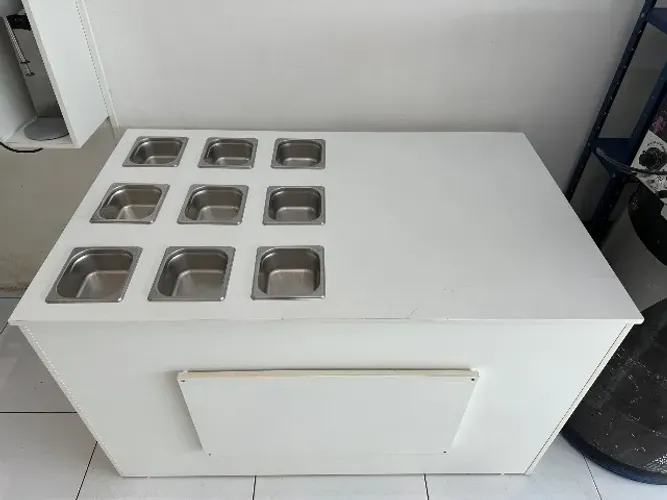 Balcão para guloseimas para Açaí
