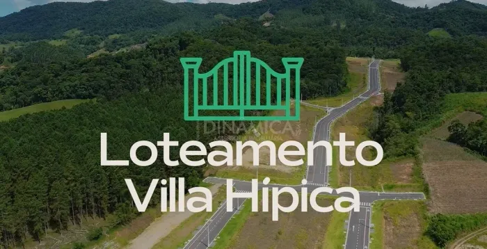 Loteamento pronto para morar em Indaial - A partir de Lotes 300m2 - Loteamento Villa Hípic