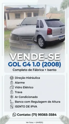 Volkswagen Gol Geração IV City Trend 1.0 8V MI Total Flex Mec. 4P 2008