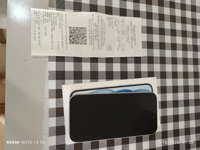 IPHONE 15 AZUL-CLARO 128GB ? COMPLETO COM CAIXA E NOTA FISCAL
