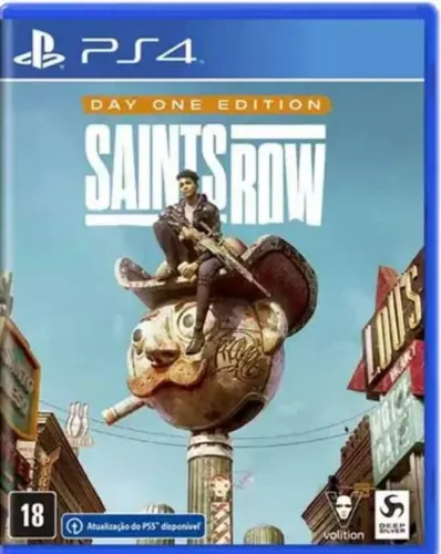 Saints Row PS4 - mídia física