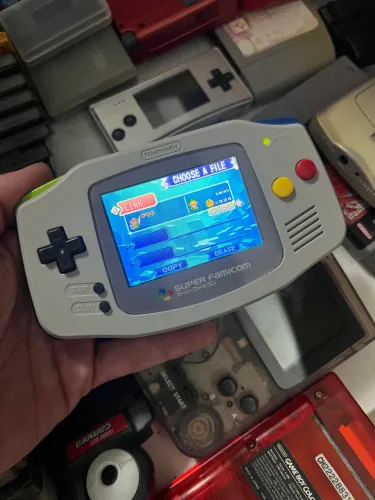 Game boy advance tela IPS famicom