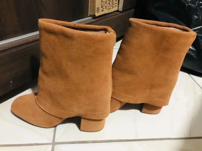 Bota couro legítimo My Shoes Tam 37