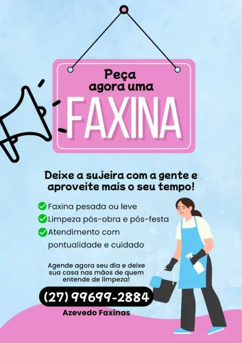 Faxinas em geral