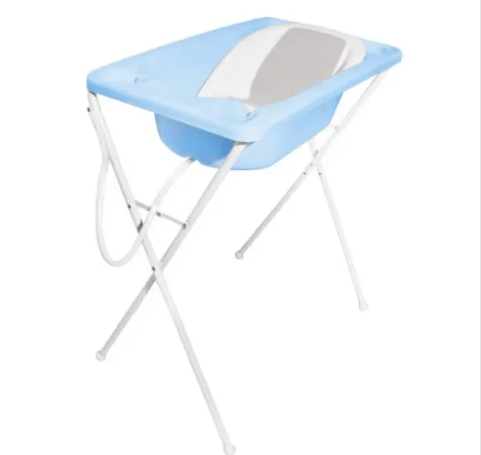 BANHEIRA para bebê plástica acqua trio galzerano azul pastel