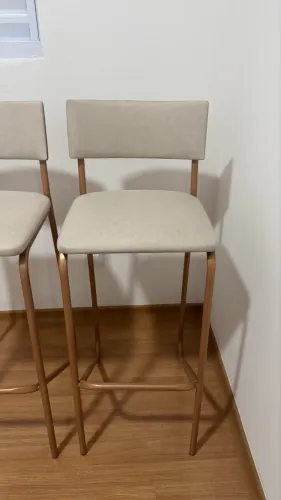 Banqueta (kit 2 banquetas altas para cozinha)