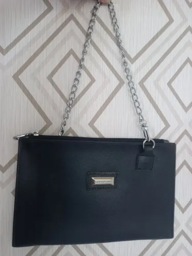 Bolsa de mao couro fino