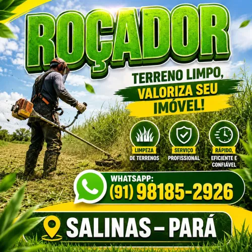 Roçagem Salinas Salinópolis Pará 