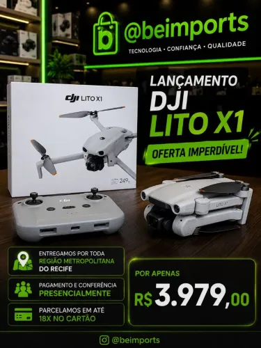 DRONE (Lançamento) LITO X1 - Novos - Lacrados Pronta EM ATÉ 18X 