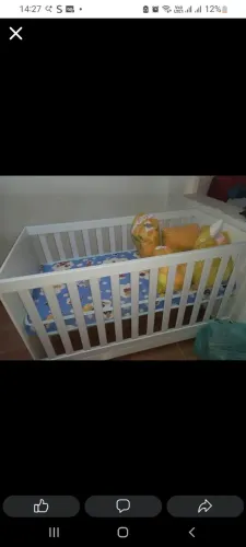 Berço novinho nunca usado 