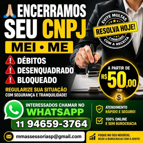 ? Encerramento CNPJ em 24hs MEI ME Simples nacional