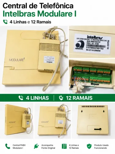 Central Telefônica Intelbras Modulare I