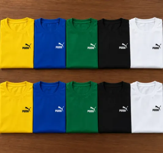 Camisa Puma 100% algodão básica
