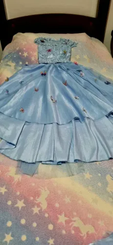 VESTIDO DE FESTA PRINCESA 2 EM 1