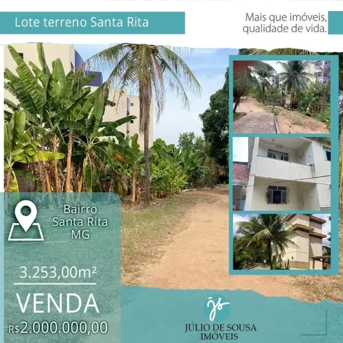Área comercial 3,253 ms sendo  54 metros de frente Santa Rita Governador Valadares MG