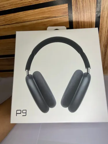 Fone de ouvido Headphone Bluetooth iOS Android P9 preto an8