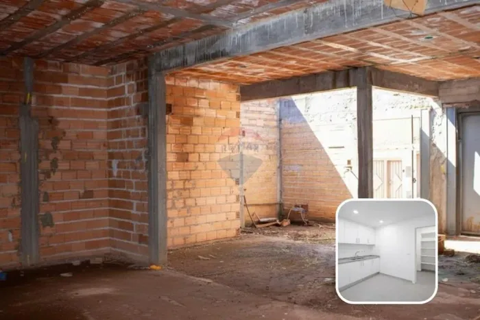 Casa em fase de acabamento com 3 Quartos em São Joaquim da Barra.