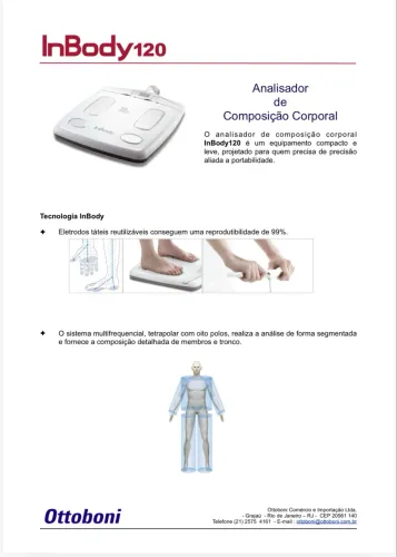 Balança bioimpedancia INBODY 120 nova