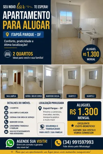 Apartamento 2 Quartos Itapoã Parque