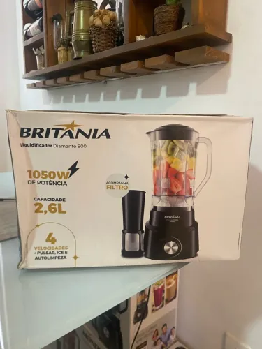 LIQUIDIFICADOR BRITÂNIA 220V 1050W 2,6L novo lacrado