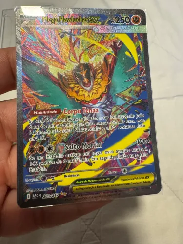 Mega Hawlucha ex 283/217 - Rara Ilustração Especial