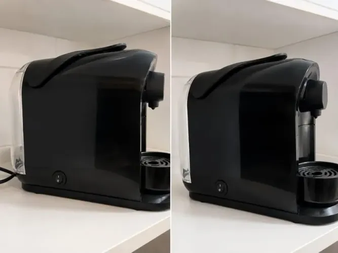 Cafeteira 3 corações