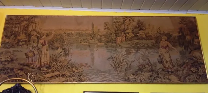 Lindo quadro em gobelin