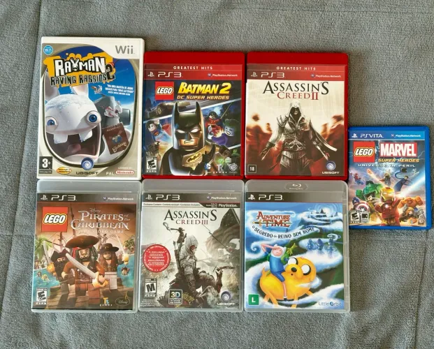 Jogos Originais - Ps3, PsVita e Wii - ESCOLHA O SEU