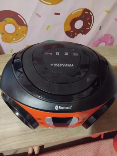 Som portátil bluetooth de barbada 