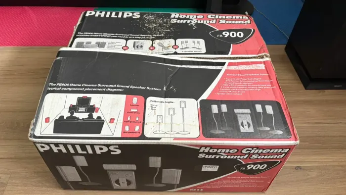 Kit de caixas para hometheater Philips - SOMENTE CAIXAS