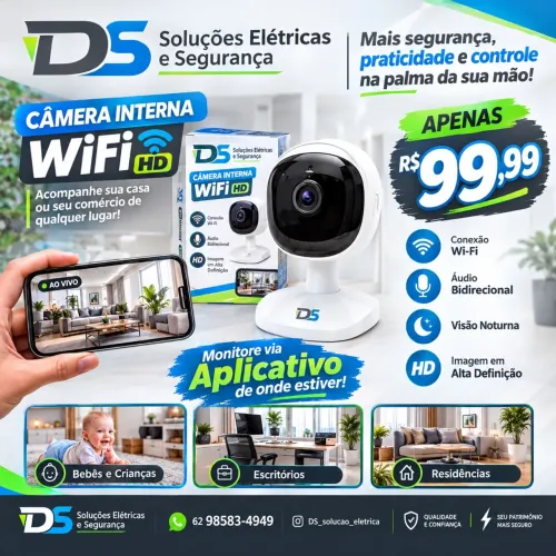 Câmera Wi-Fi promoção