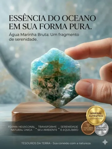 Água marinha de ótima qualidade