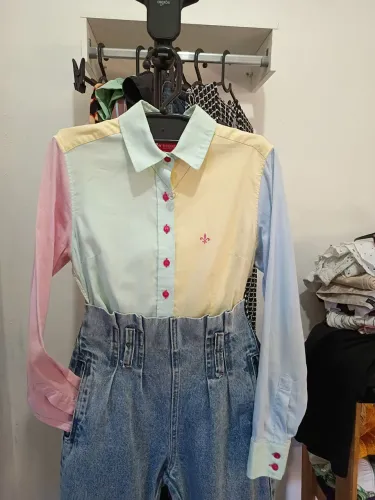 Camisa Dudalina Tam 38 algodão egípcio 